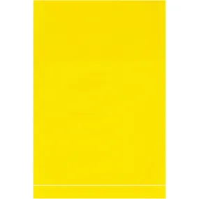 4 x 6" - 2 Mil Yellow Flat Poly Bags