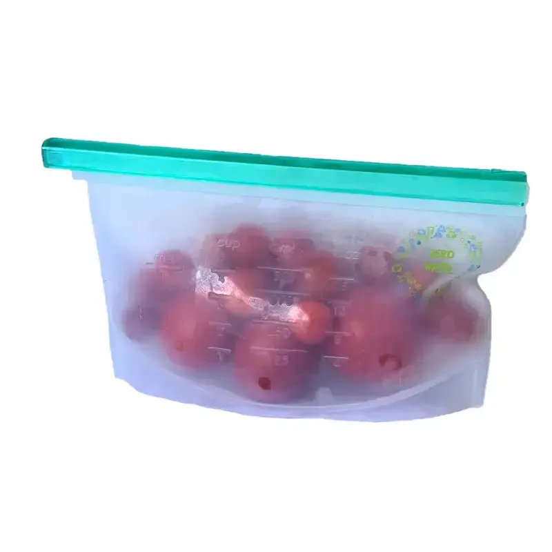 500ml/1000ml/1500ml Silicone Reusable Silicone Food Storage Bag