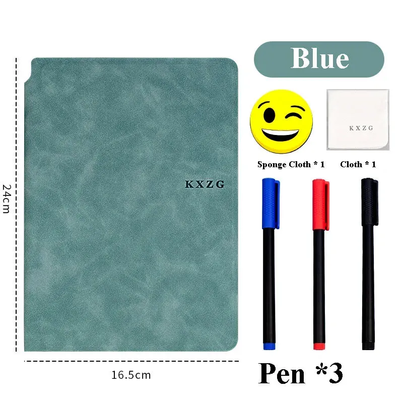 A5 Reusable Whiteboard Notebook