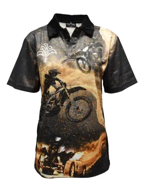 Adult Short Sleeve with Mesh Motocross Shirts - Dirt Bikes