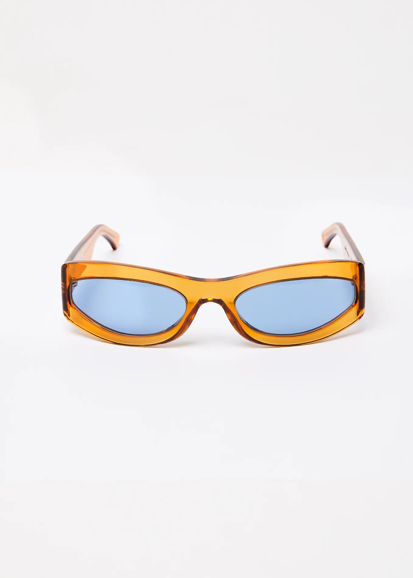 AFENDS Unisex Platinum J - Sunglasses - Clear Orange