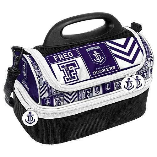 AFL Dome Lunch Cooler Bag Box - Fremantle Dockers - Aussie Rules Football