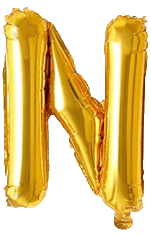 Alphabet Golden Color Foil Balloon 16 Inch Letter