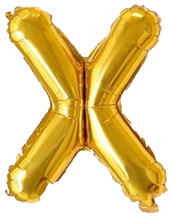 Alphabet Golden Color Foil Balloon 16 Inch Letter