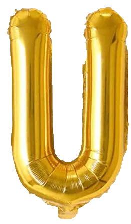 Alphabet Golden Color Foil Balloon 16 Inch Letter