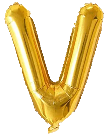 Alphabet Golden Color Foil Balloon 16 Inch Letter