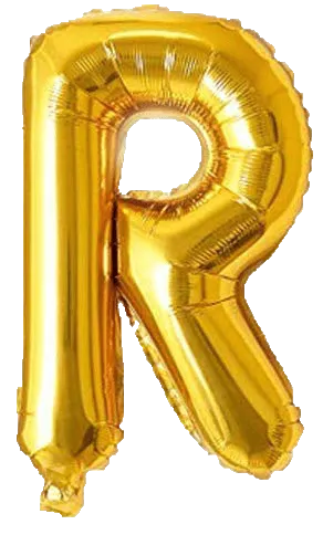 Alphabet Golden Color Foil Balloon 16 Inch Letter