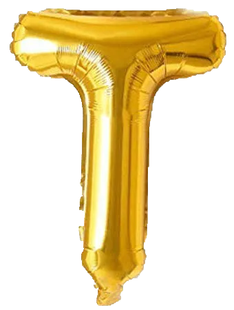 Alphabet Golden Color Foil Balloon 16 Inch Letter