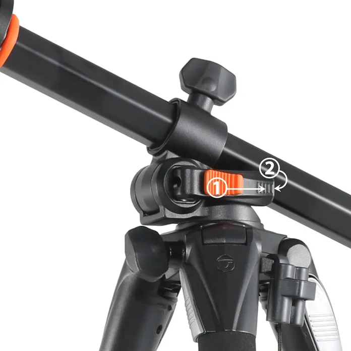 ALTA PRO 263AB 100 Aluminum Tripod with Magnesium Alloy Ball Head - Rated at 15.4lbs/7kg