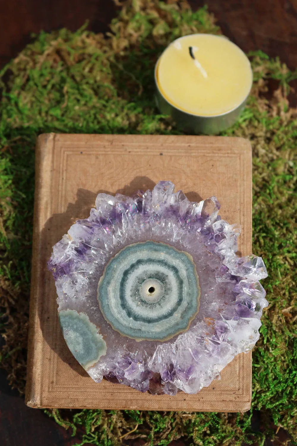 Amethyst Stalactite || Stalactite Slice || Crystal Flower || Amethyst Slice || Raw Amethyst || Druzy Stalactite || Agate Slice || Ornamental