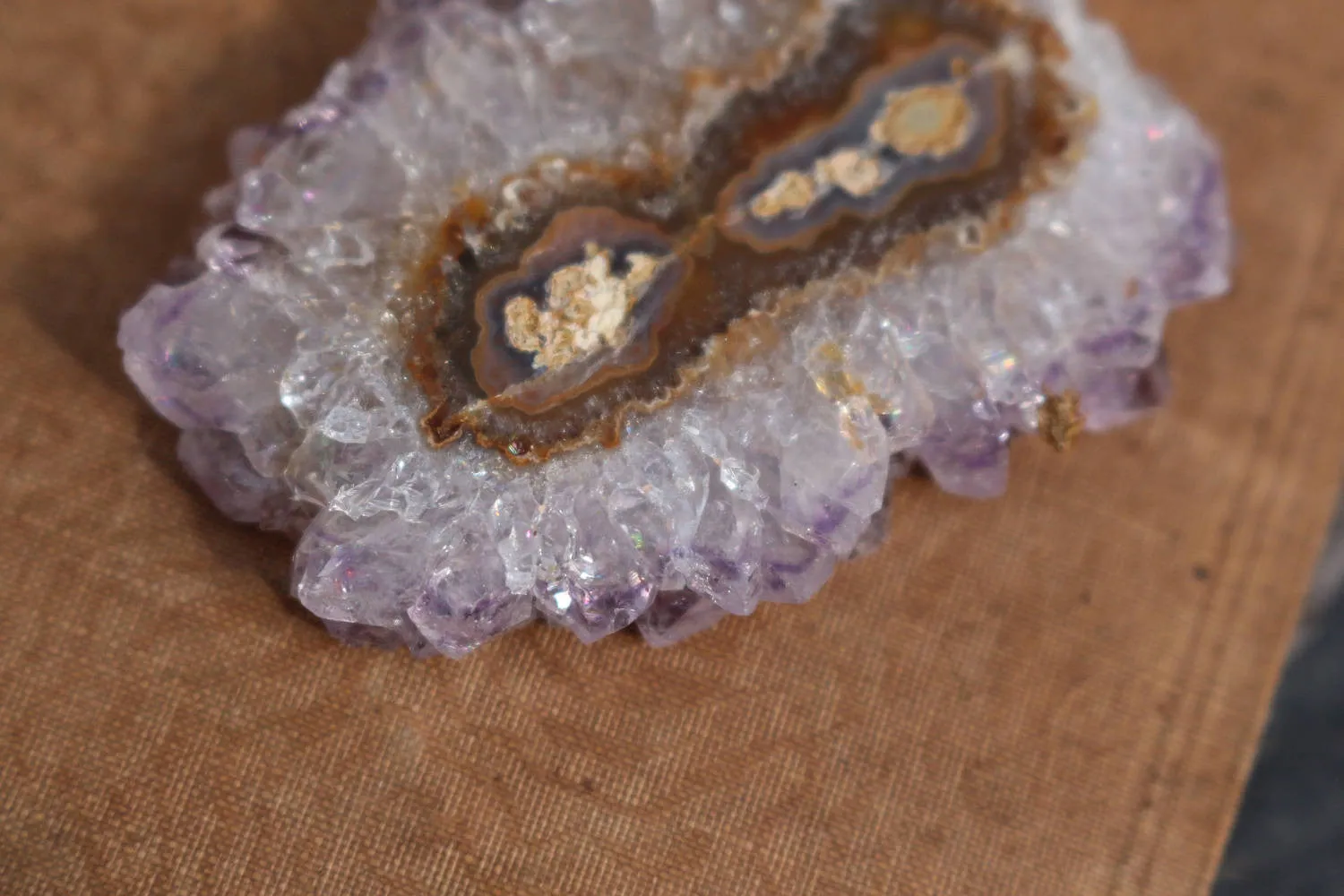 Amethyst Stalactite || Stalactite Slice || Crystal Flower || Amethyst Slice || Raw Amethyst || Druzy Stalactite || Agate Slice || Ornamental