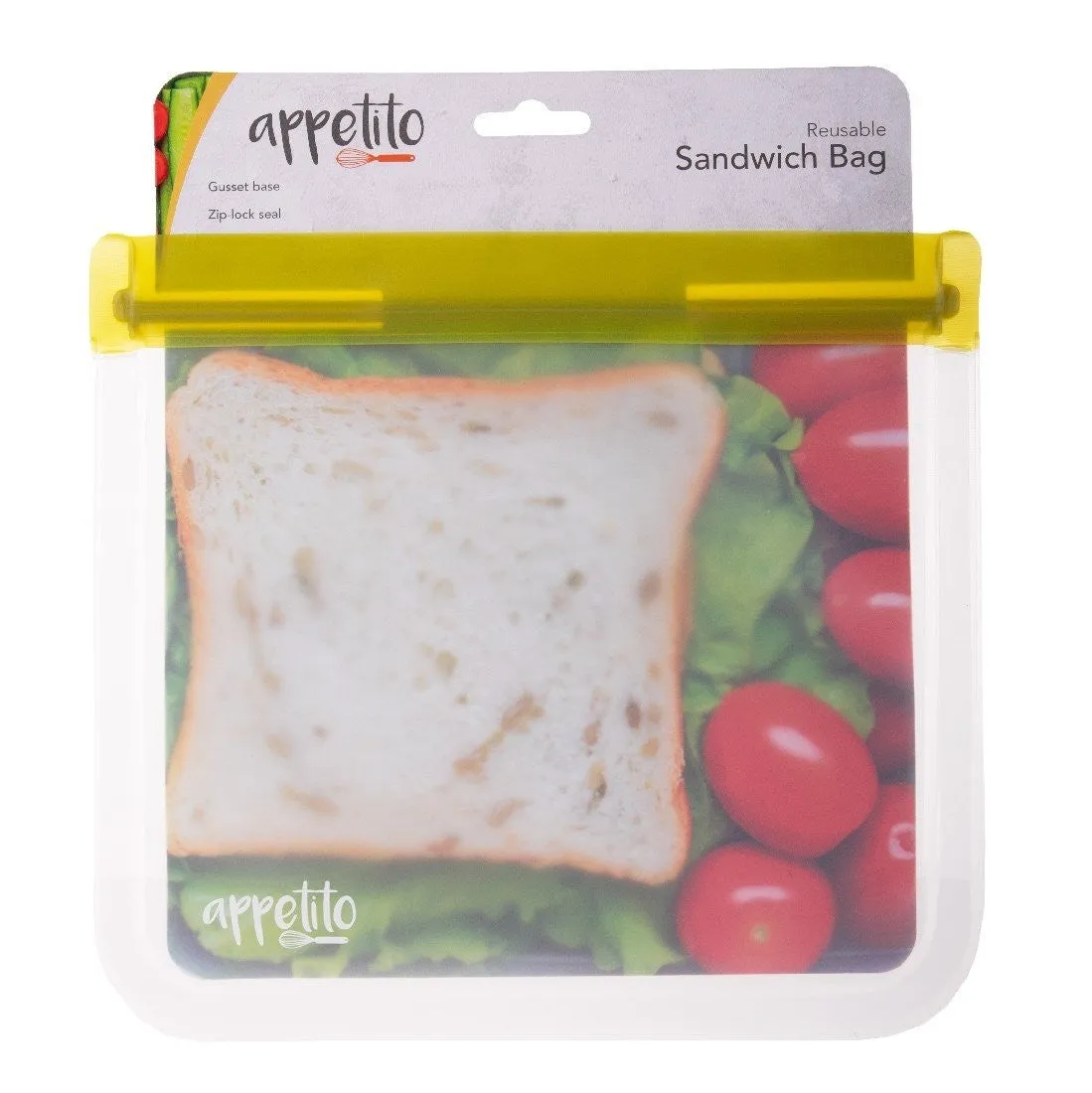 Appetito Reusable Mini Snack Bag 21.5x19.5