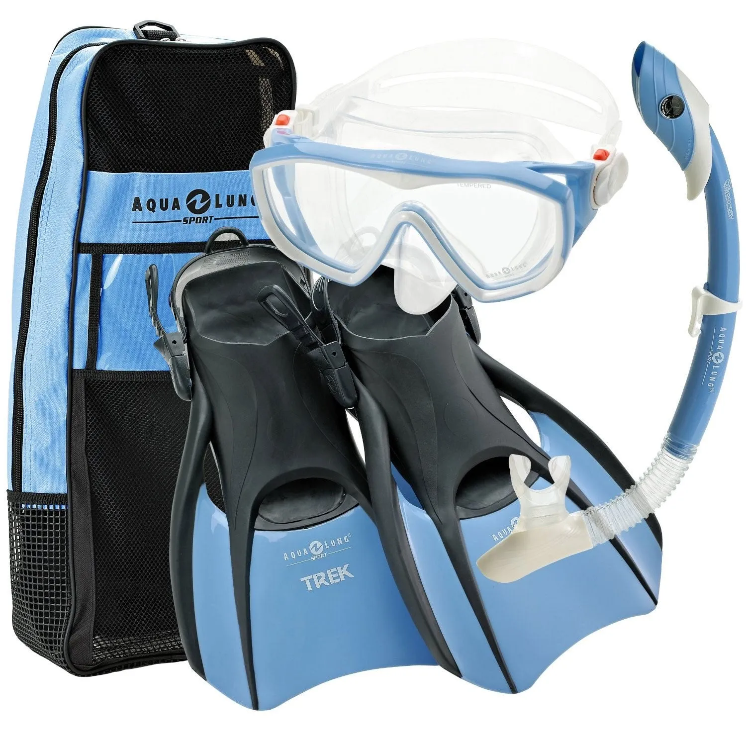 Aqua Lung Sport Diva 1 LX / Island Dry LX Snorkel / Trek Fin Packages