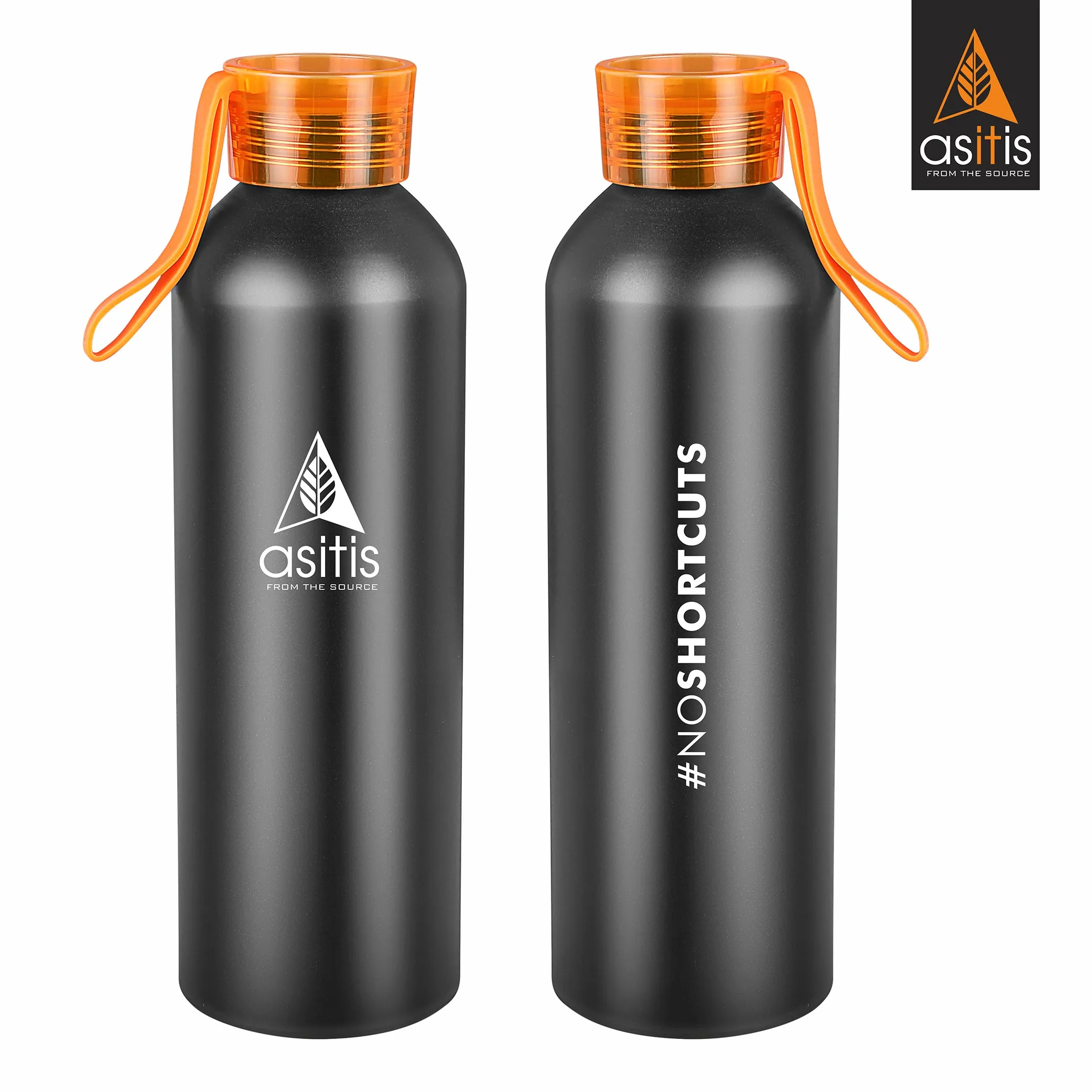 AS-IT-IS No-Shortcuts Water Bottle, High Quality,Trendy, Durable & Light -  750 ml