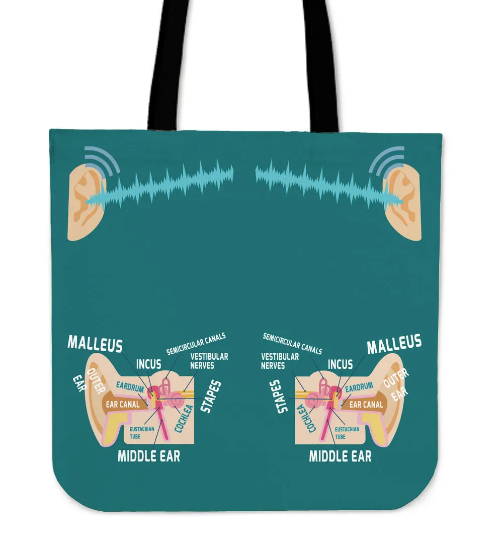 Audiologist Linen Tote Bag