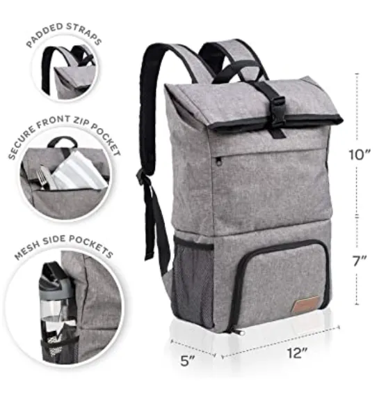 Backpack Cooler Heavy Duty Grey