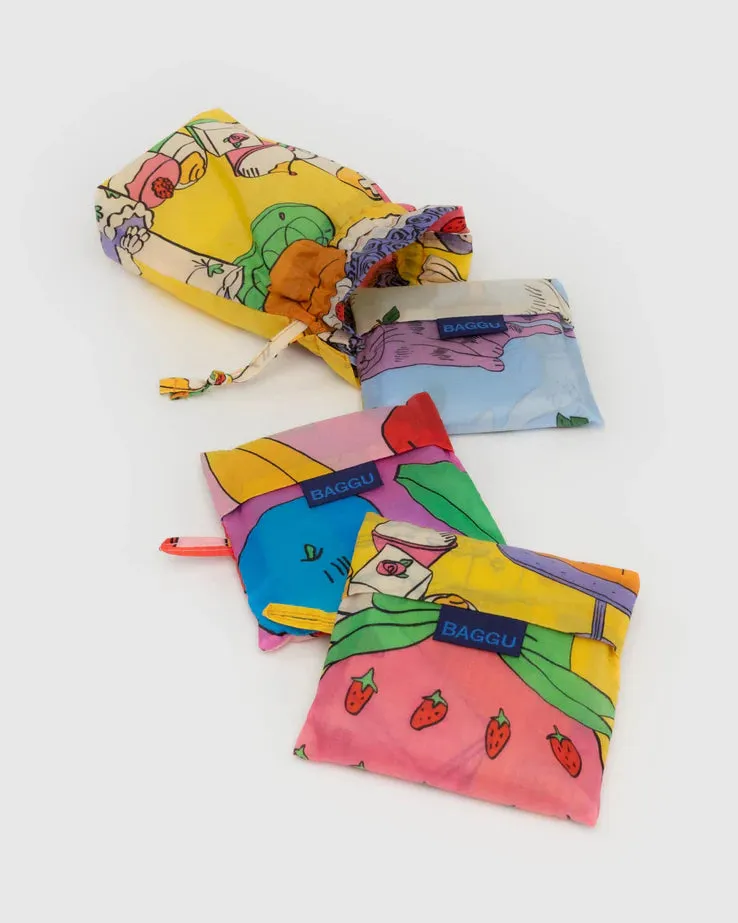 BAGGU Reusable Recycled Bags - x3 Pack