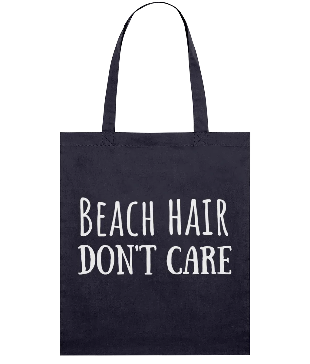 Beach Hair Don't Care Organic Cotton Tote Bag