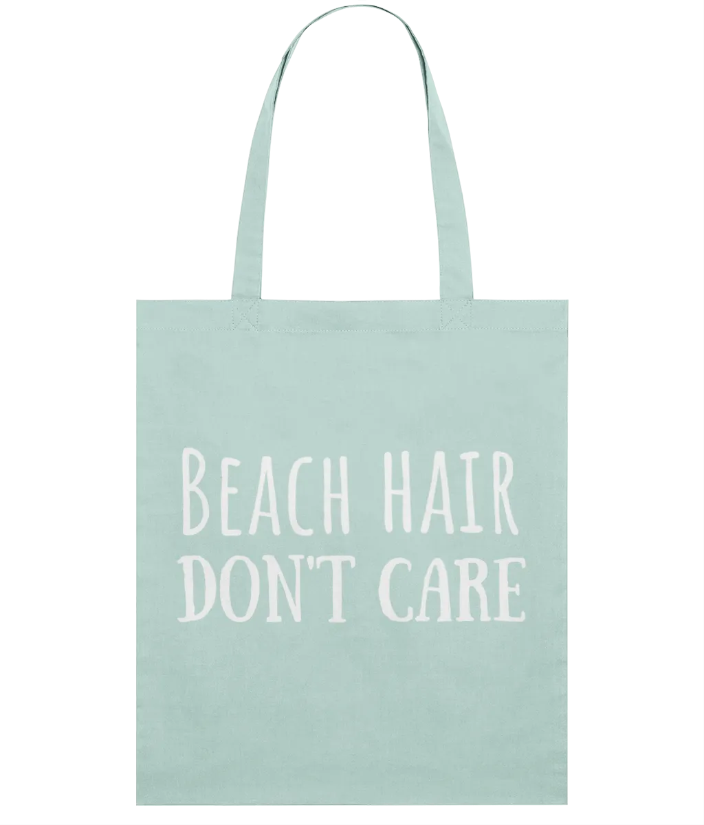 Beach Hair Don't Care Organic Cotton Tote Bag