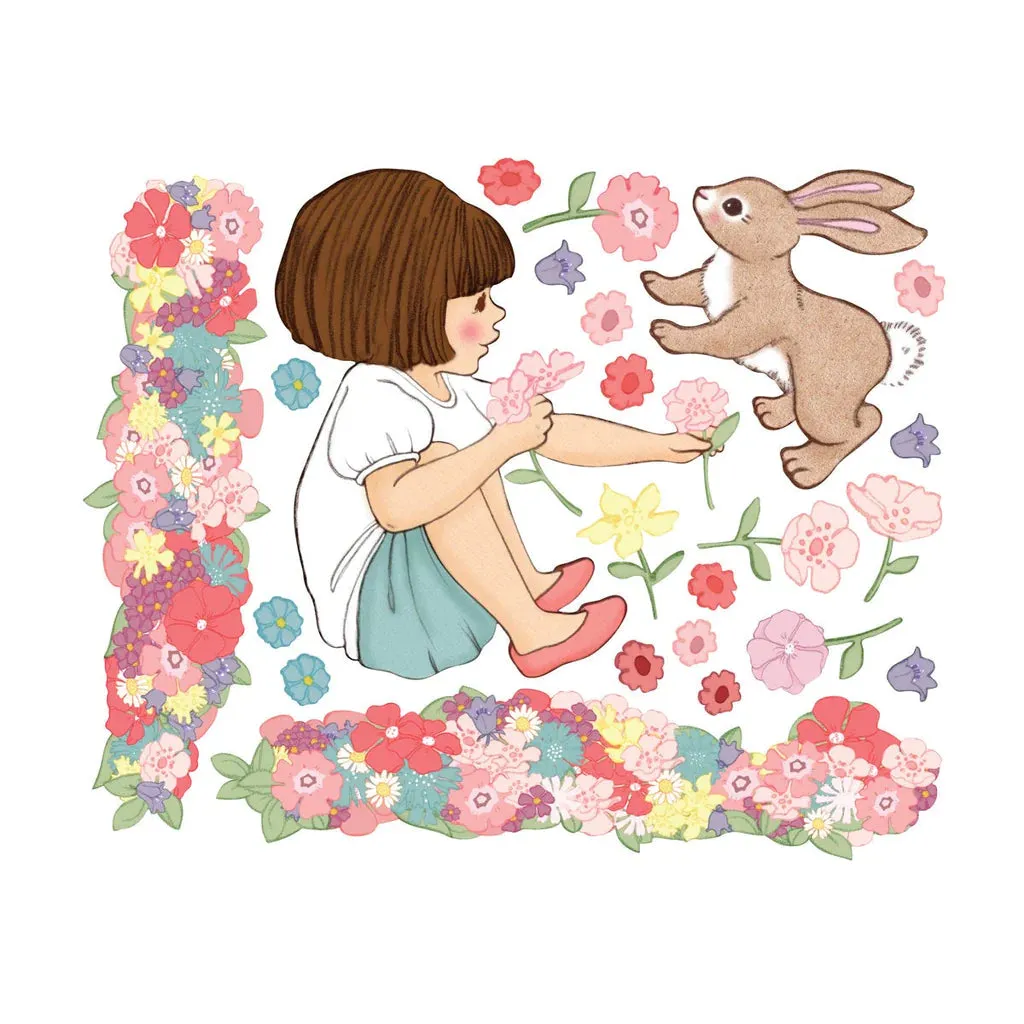 Belle's Meadow Wall Stickers