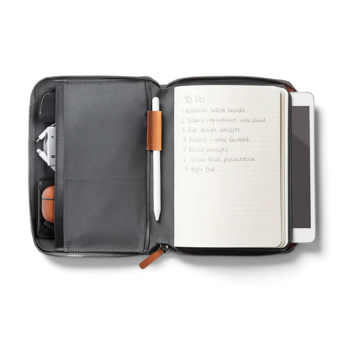 Bellroy Tokyo Folio 8" in Storm Grey