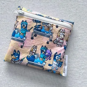 Blue Heeler Hospital Reusable Mini Snack Bag