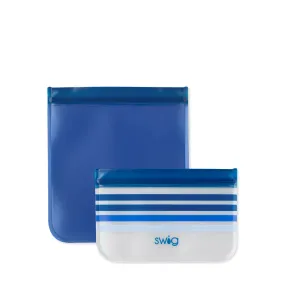 Blue Tide Reusable Storage Baggies Set of 4