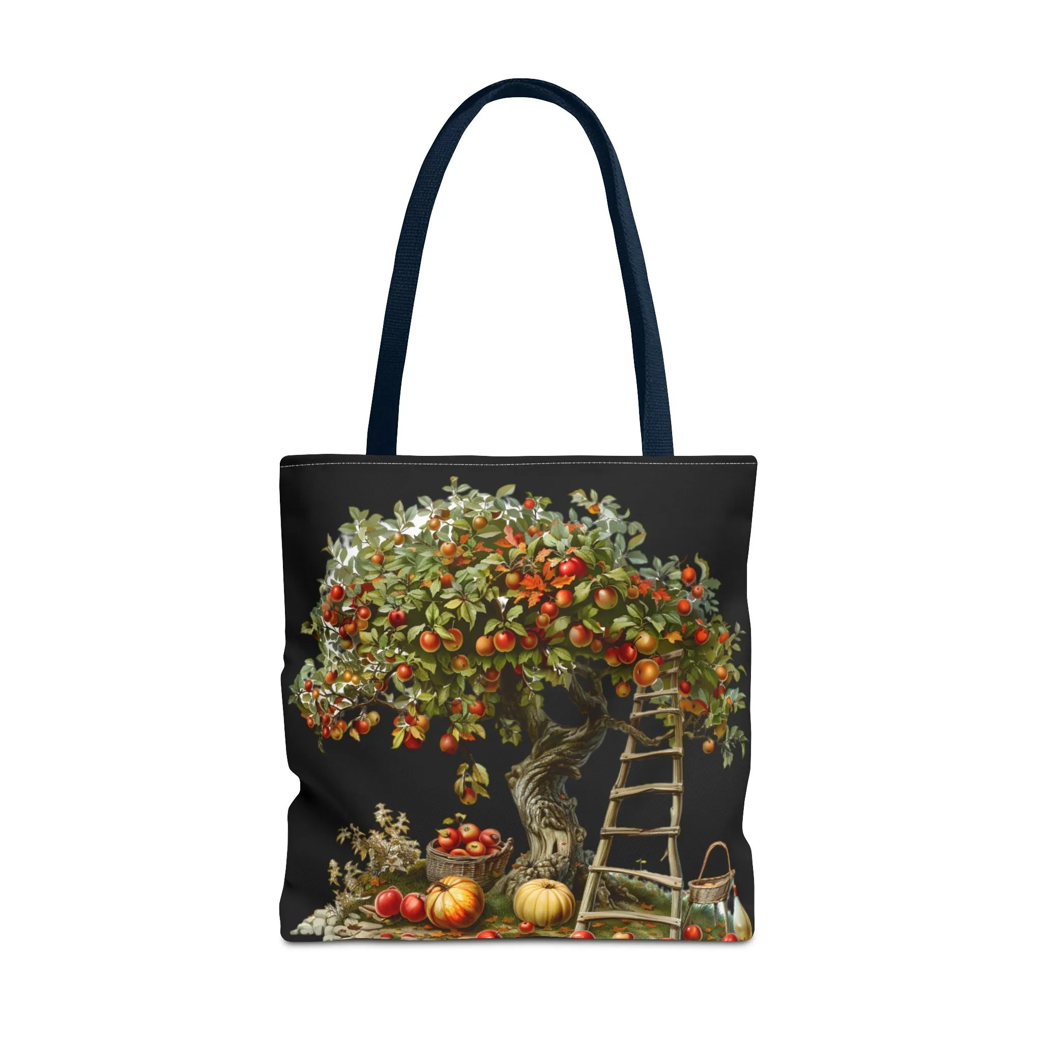 Bolso- Arbol de Manzana, Calabazas y Escalera