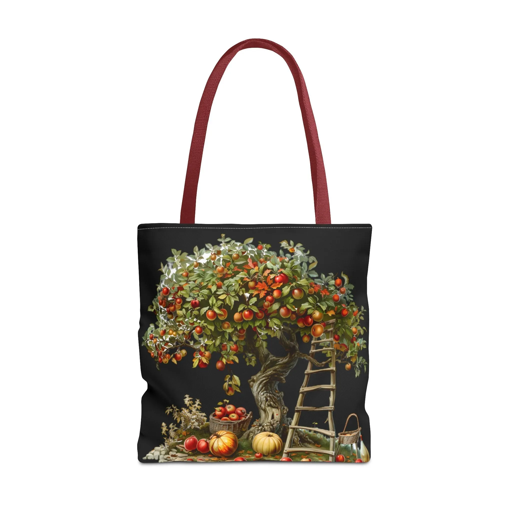 Bolso- Arbol de Manzana, Calabazas y Escalera