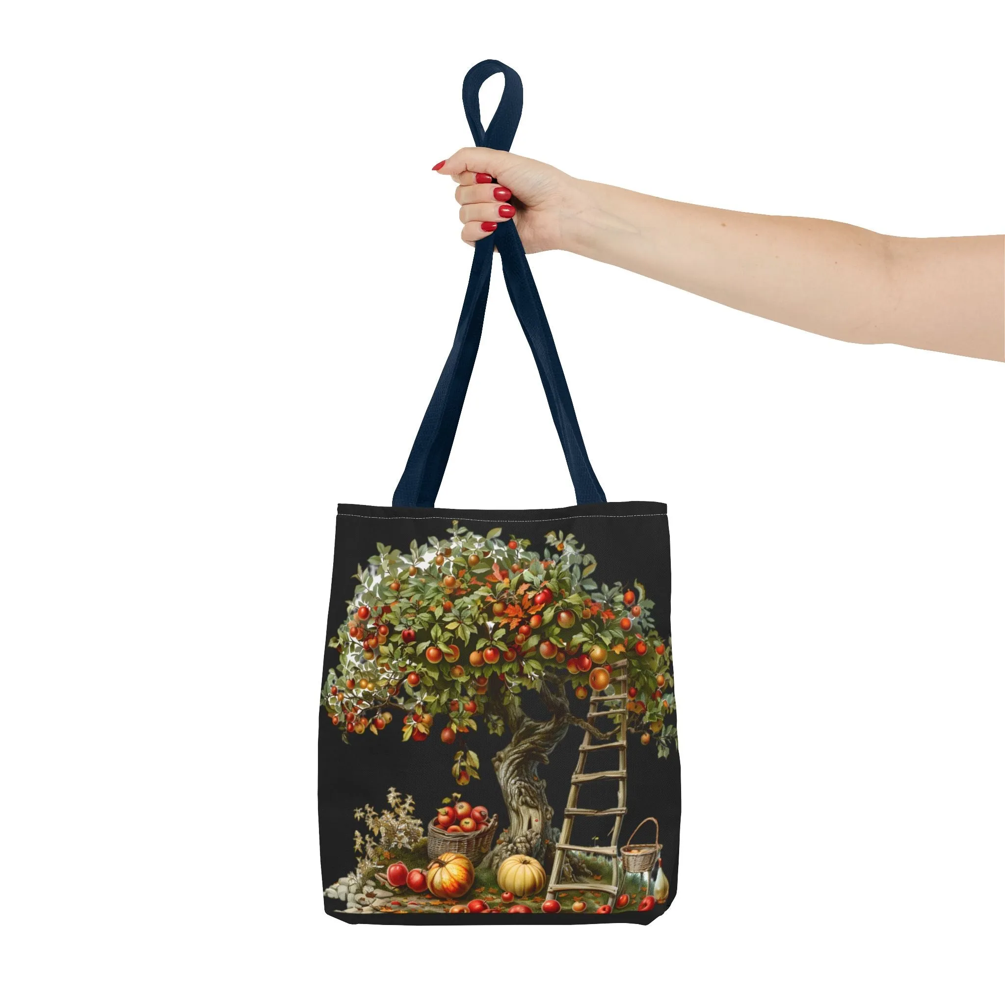 Bolso- Arbol de Manzana, Calabazas y Escalera