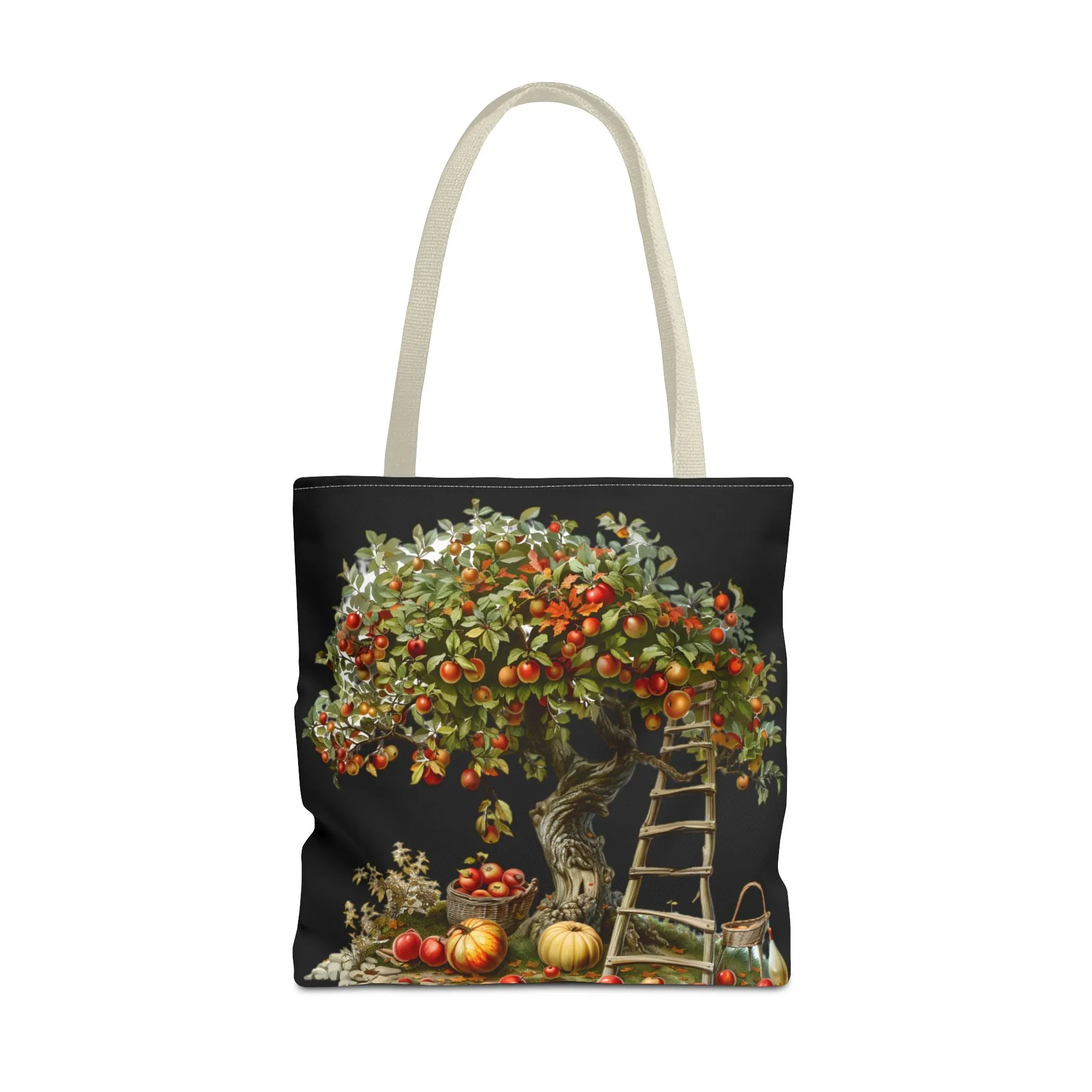 Bolso- Arbol de Manzana, Calabazas y Escalera