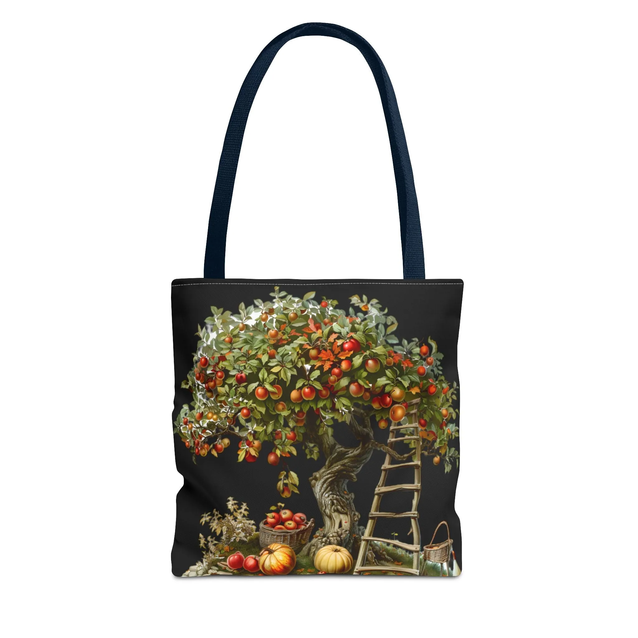 Bolso- Arbol de Manzana, Calabazas y Escalera