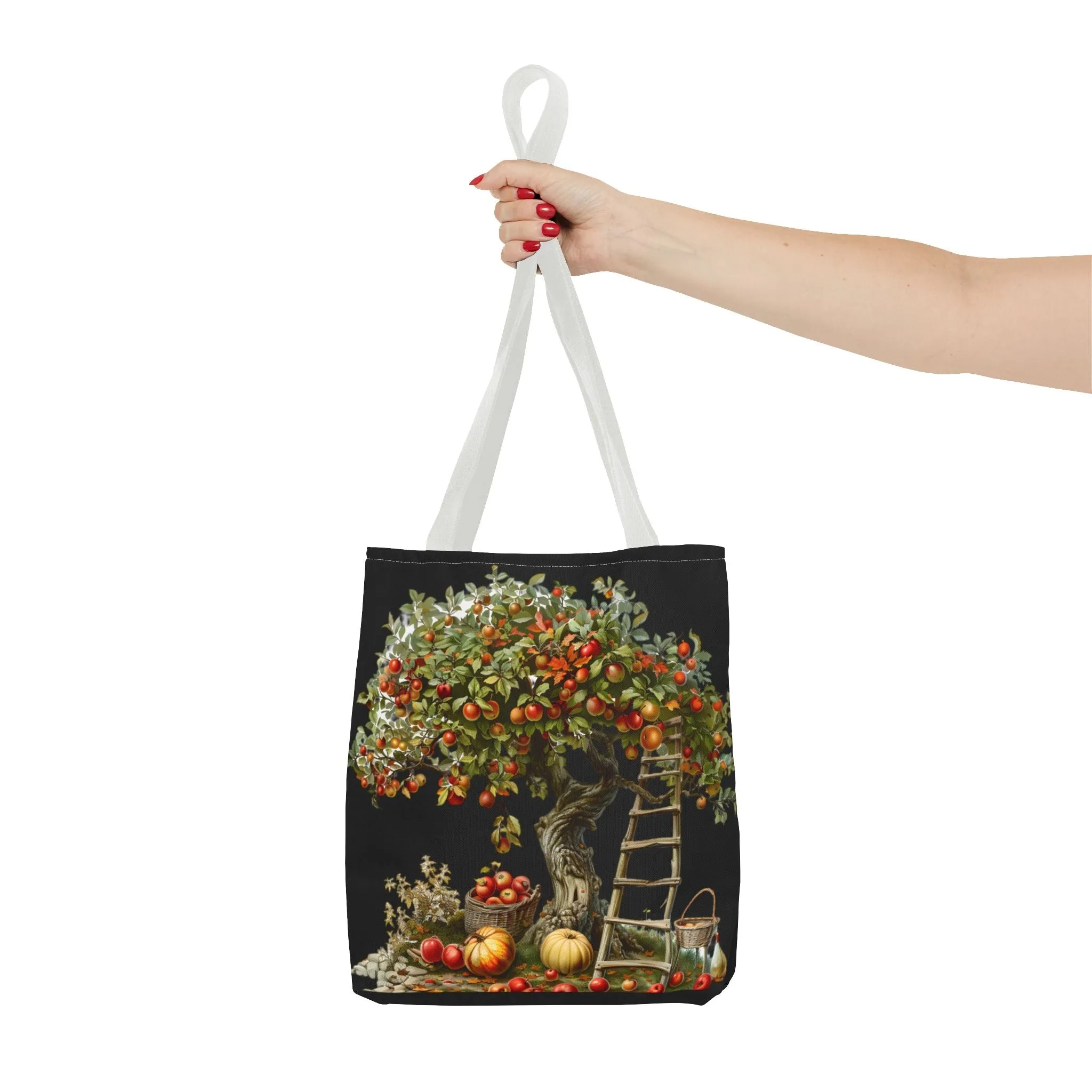 Bolso- Arbol de Manzana, Calabazas y Escalera