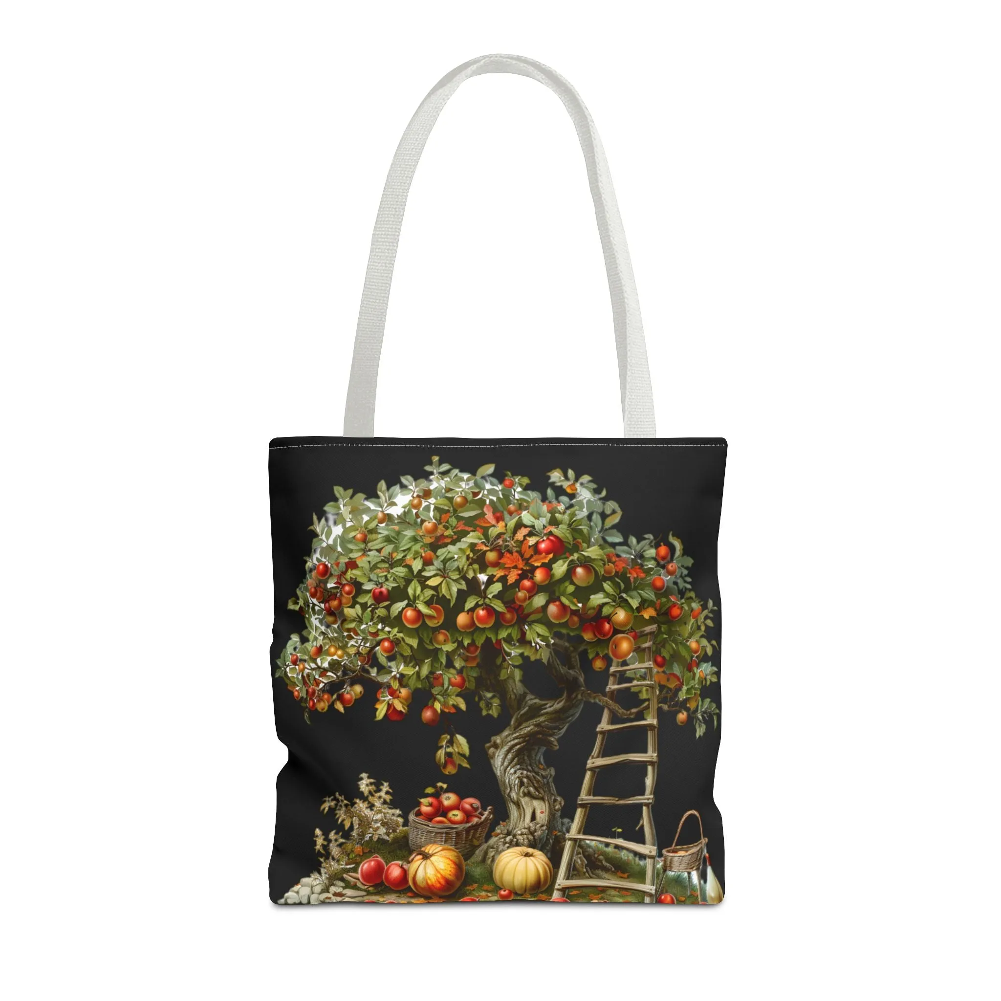 Bolso- Arbol de Manzana, Calabazas y Escalera