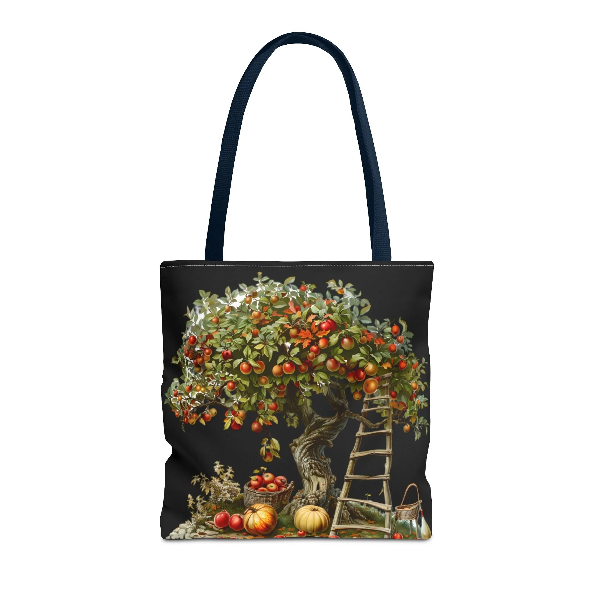 Bolso- Arbol de Manzana, Calabazas y Escalera