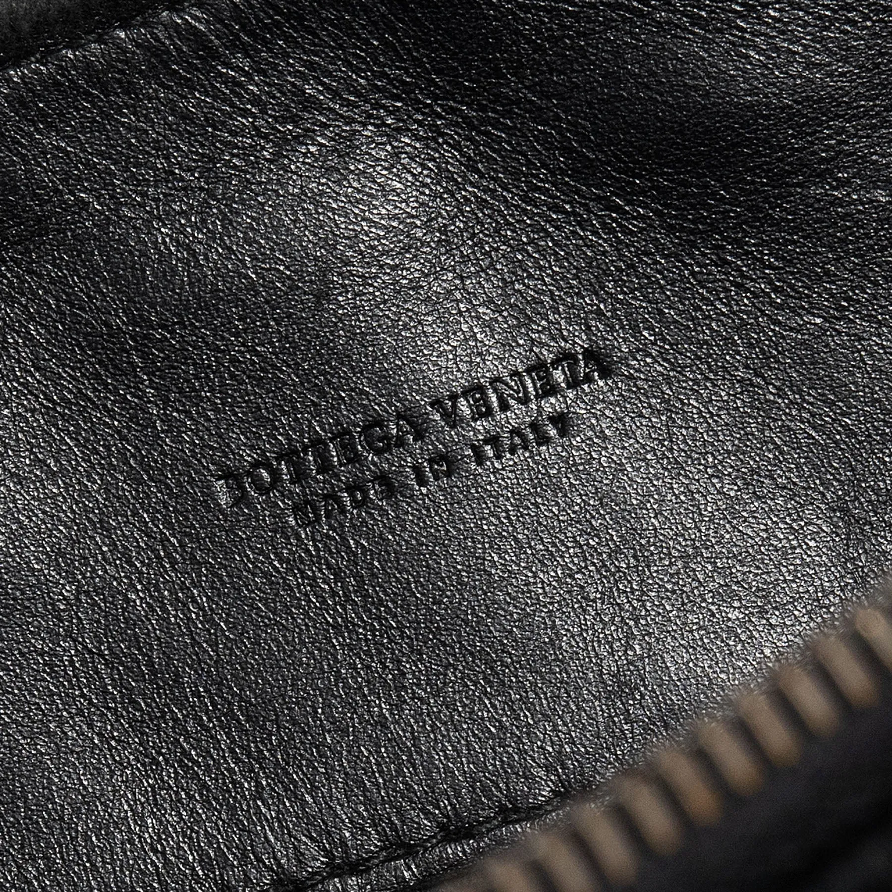 Bottega Veneta Black Intrecciato Document Case