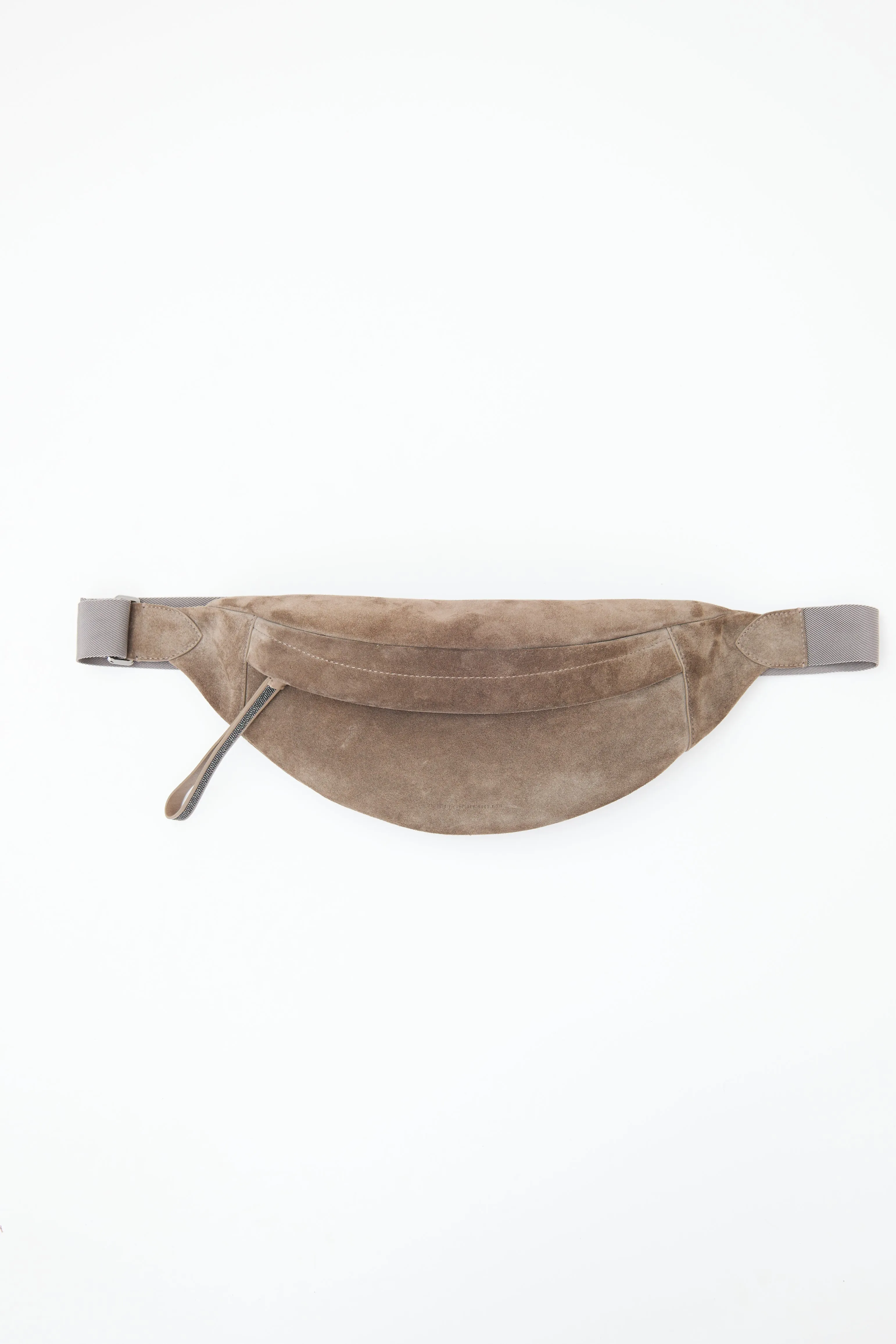 Brown Suede Waist Bag