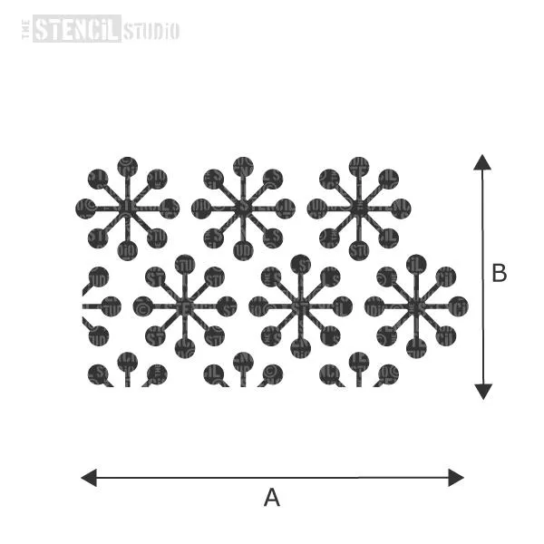 Buddy Pattern Repeat Stencil