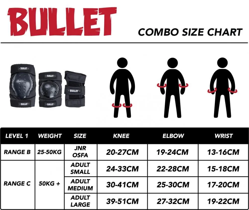 Bullet Triple Padset Standard Combo Junior - Blue