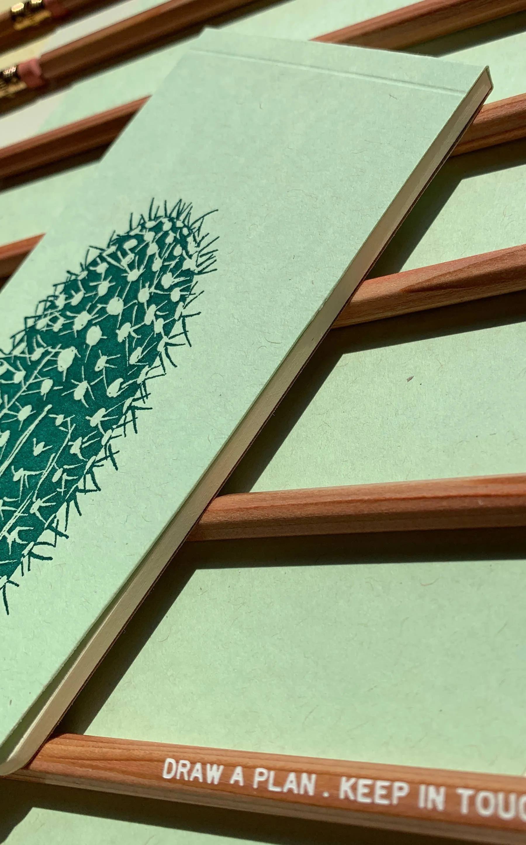 Cactus jotter notepad