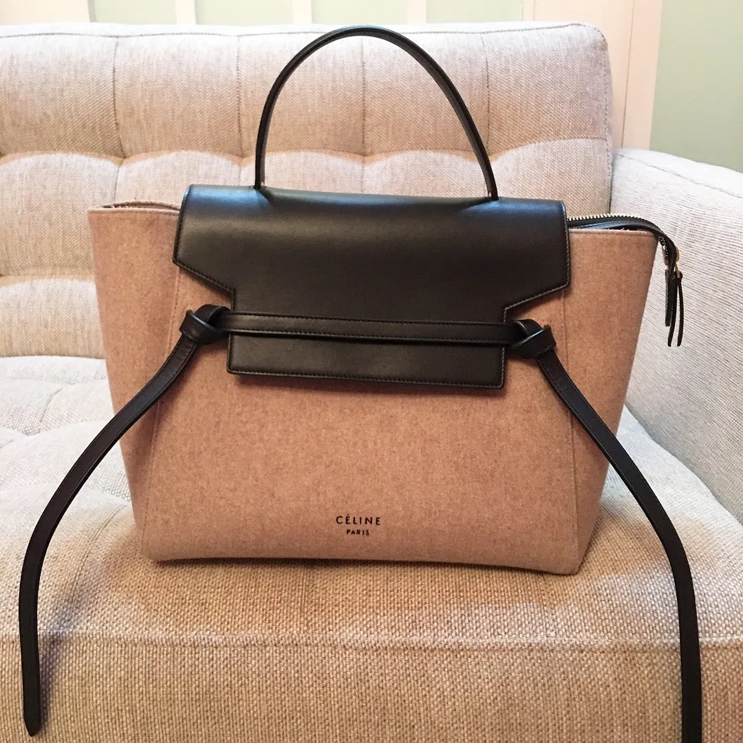 Celine felt belt bag