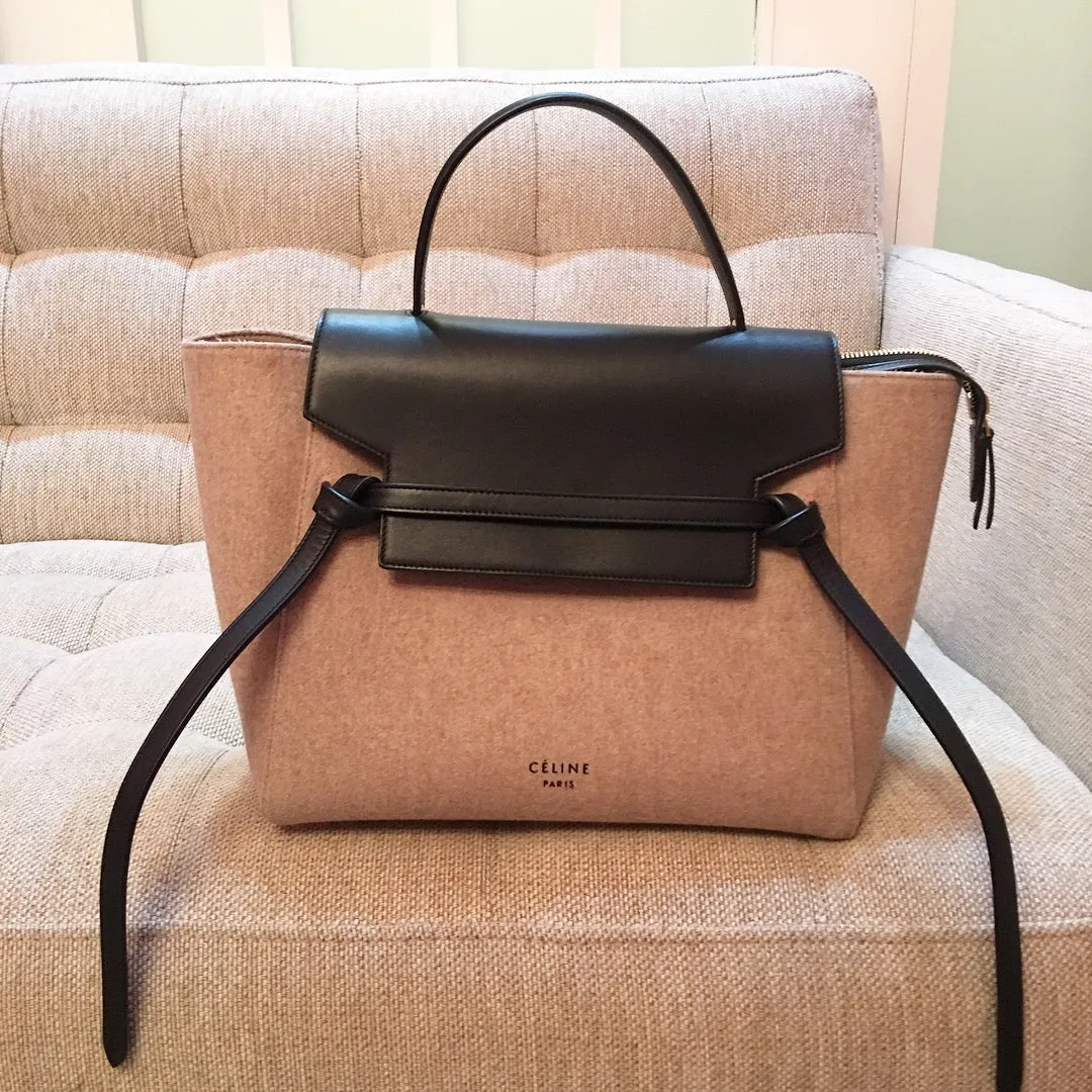 Celine felt belt bag