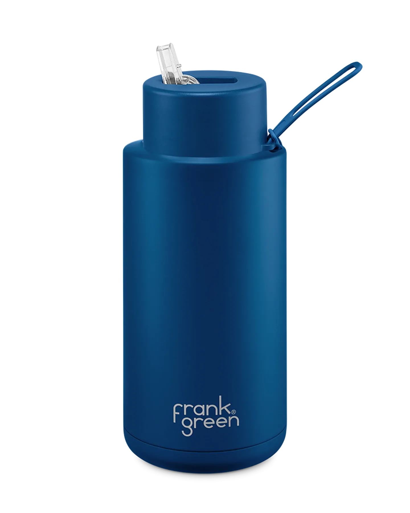 Ceramic Reusable Bottle - Deep Ocean 34oz 1Lt