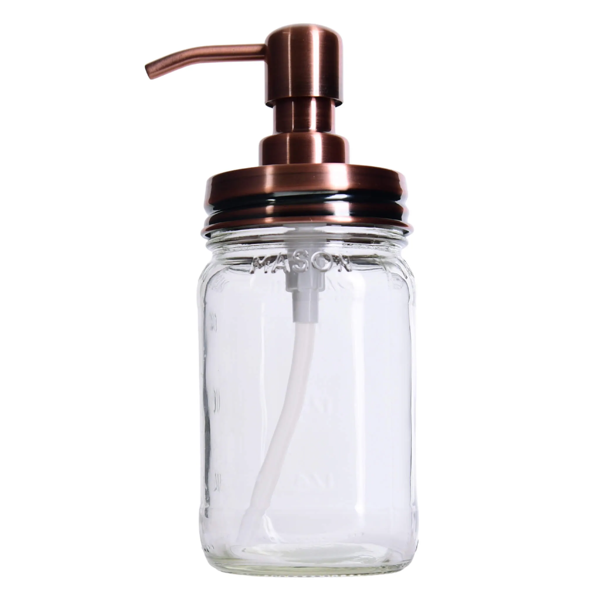 Classic Farmhouse Mason Jar Soap Dispenser with Glass Jar