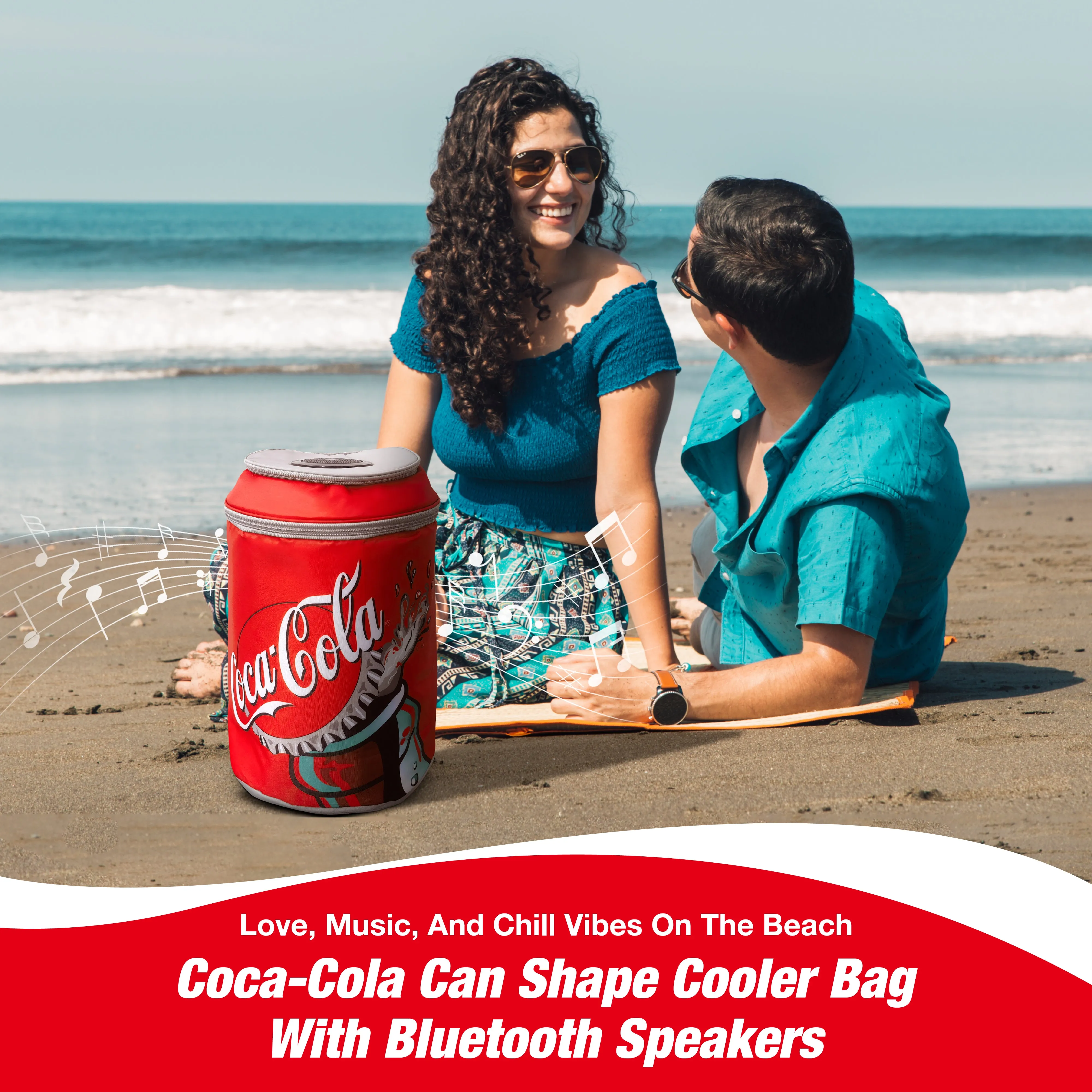 Coca-Cola/ Diet Coke Can Shaped Cooler Bag with Built-in Bluetooth Speakers