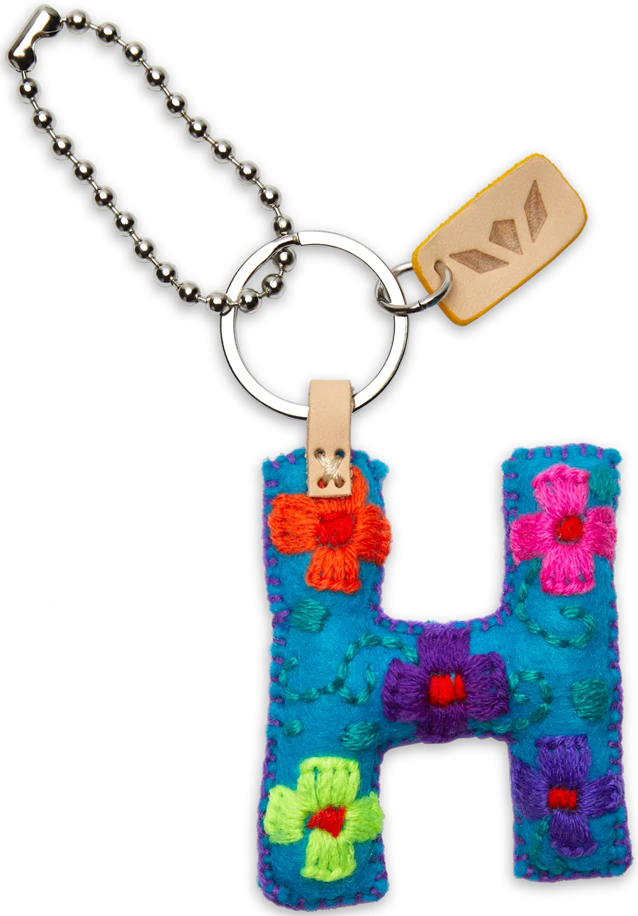 Consuela | Turquoise Felt Letter Charms