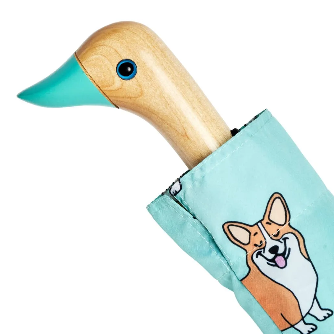 Corgi Mint Eco-friendly Umbrella