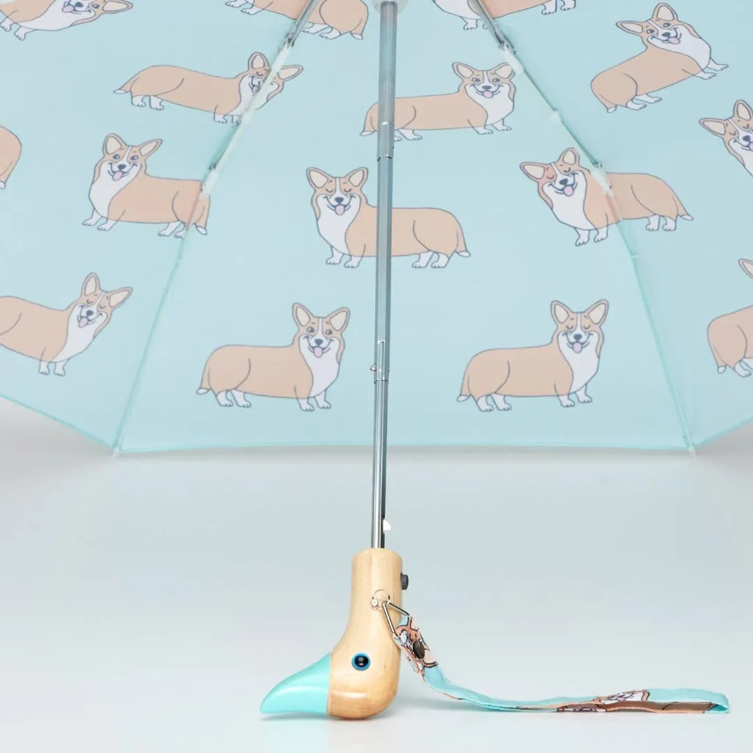 Corgi Mint Eco-friendly Umbrella