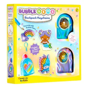 Creativity for Kids Bubble Gems Backpack Keychains