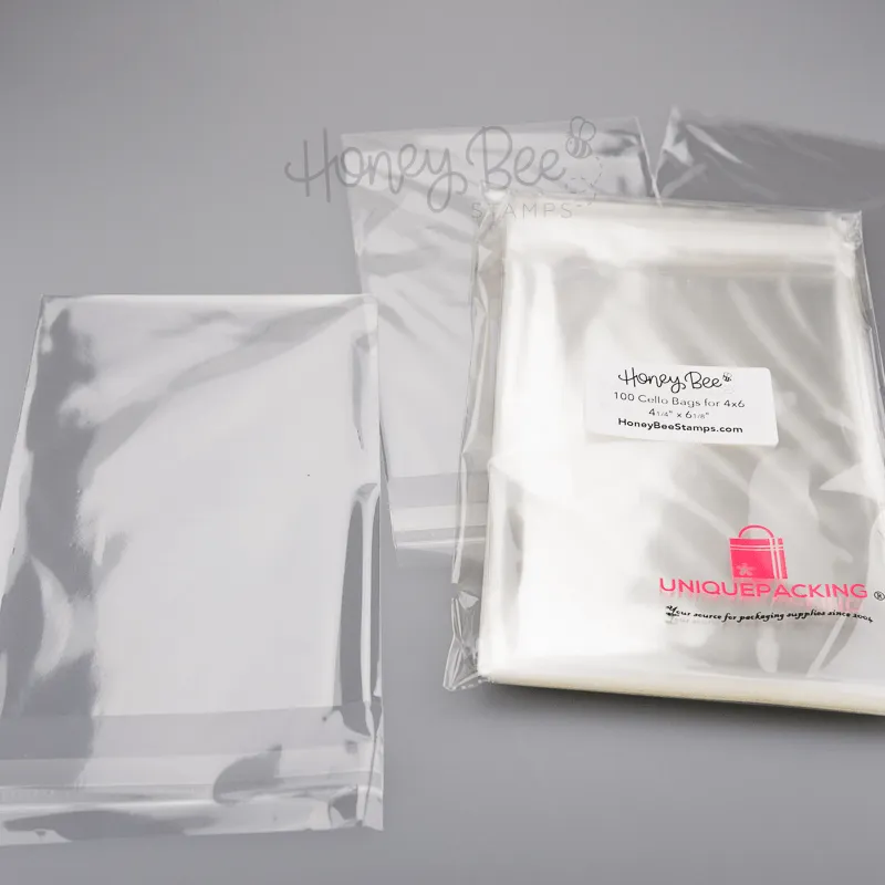 Crystal Clear Cello Bags 100 Pk - 4x6